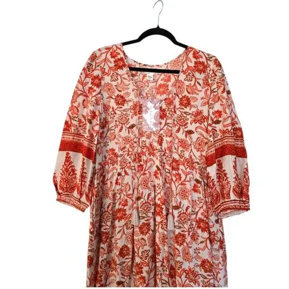 NWT Band Of The Free Savara Dress Floral Ruffled Bohemian Womens Small - Picture 5 of 9